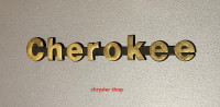zlatý nápis CHEROKEE - ORIGINÁLNÍ DÍL