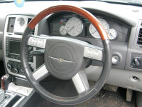 šedý dřevěný volant - ORIGINÁLNÍ DÍL 